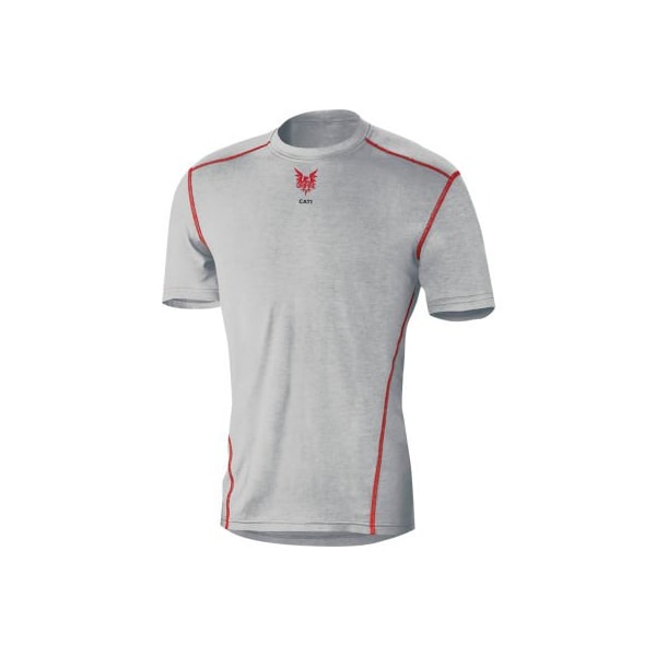 DRIFIRE PRIME Flame Resistant Base Layer Tee T-Shirt, XL, Gray,